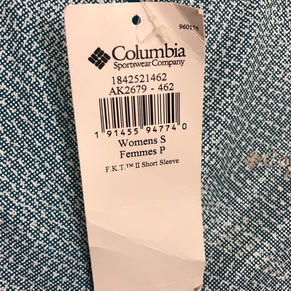 NWT Columbia F.K.T.™ II Short Sleeve Shirt Sz S - Picture 11 of 13